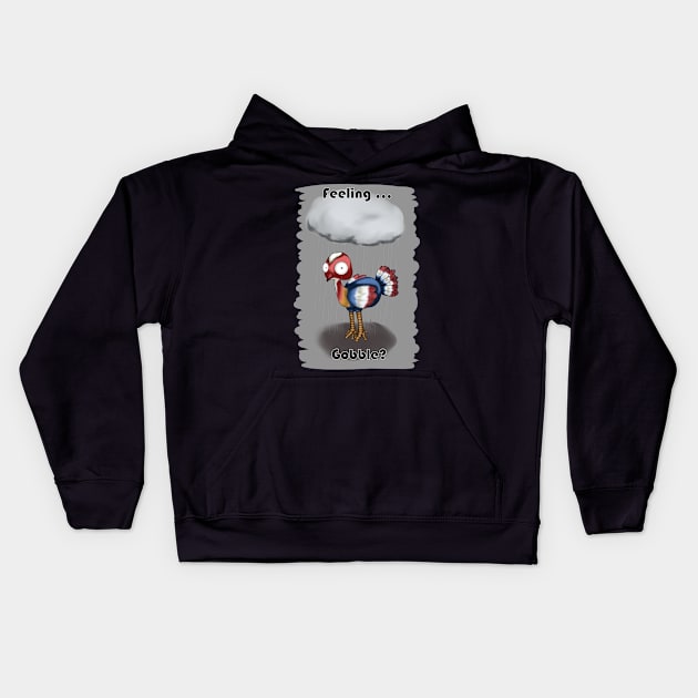 Feeling Gobble? Kids Hoodie by LinYue